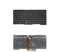 LZZSEOZ Tastiera Russa per Laptop statunitense per Lenovo per IBM per Thinkpad T430 L430 W530 T430I T430S X230I T530 L530 X230 T530I 04X13153 retroilluminata(US Without Mouse)