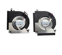 LZZSEOZ Ventola di Raffreddamento CPU GPU per Laptop per MSI 17H1 17H2 GT76 9SG PABD18525BM 1,0 A 12 V CC N424 PABD18525BH .2 A N423 4 Pin(A Pair Fan)
