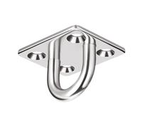 LZZYFPX 1/4 PCS Ganci for montaggio a parete Piastre for occhielli Ferramenta marina Ganci for montaggio a parete multifunzionali for fasce di resistenza for esercizi Altalena(M8,1-PCS)