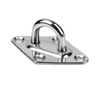 LZZYFPX 3 pezzi di gancio pesante a forma di diamante in acciaio inox for montaggio a parete, anello for appendere altalene yoga, amache, attrezzatura marina(M5)
