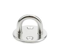 LZZYFPX Gancio a parete con gancio a U for montaggio a soffitto, in acciaio inox 304, con occhiello fisso, fibbia for porta del ponte(ROUND,6mm)