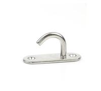 LZZYFPX Gancio a parete con gancio a U for montaggio a soffitto, in acciaio inox 304, con occhiello fisso, fibbia for porta del ponte(OVAL J,6mm)