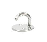 LZZYFPX Gancio a parete con gancio a U for montaggio a soffitto, in acciaio inox 304, con occhiello fisso, fibbia for porta del ponte(ROUND J,9mm)