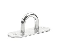 LZZYFPX Gancio a parete con gancio a U for montaggio a soffitto, in acciaio inox 304, con occhiello fisso, fibbia for porta del ponte(OVAL,5mm)