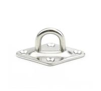 LZZYFPX Gancio a parete con gancio a U for montaggio a soffitto, in acciaio inox 304, con occhiello fisso, fibbia for porta del ponte(DIAMOND,10mm)