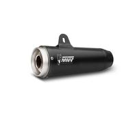 M.014.LGB - Terminali Scarico MIVV GHIBLI Inox Nero MOTO GUZZI V7 STONE (21-23)