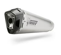 M.015.LDRX - Terminale Scarico MIVV DELTA RACE Inox MOTO GUZZI V100 MANDELLO