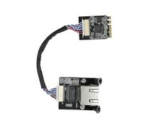 M.2 A E Key a 2.5 Gigabit Ethernet, supporta youyeetoo X1X86 SBC, Intel i226 2.5G Ethernet Server NIC, scheda di interfaccia 10/100/1000/2500 Mbps RJ45 LAN, supporto 2230