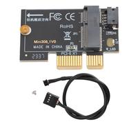 M.2 a PCIE X1 Adattatore Card Transmission Dati ad alta velocità Collegamento M.2 a PCI Express X1 Mini Adapter Card per desktop
