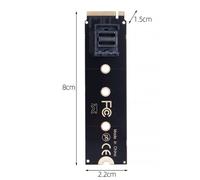 M.2 Nvme A U.2 Convertitore Card Mkey PCIeX4 M.2 Pcie A SFF8643 Rigido Disco