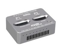 M.2 NVMe SSD Dock AHCI Duplicator Cloner USB3.2 20G SSD Dual-Bay Offline Clone USB C a NVME Docking Station Mobile Hard Disk Dock per Mac Window Linux