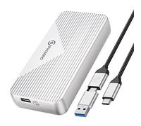 M.2 NVME SSD Enclosure USB 4.0 40Gbps Trasferimento dati, PHIXERO Adattatore esterno a stato solido con UASP, per 2280 Size M Key NVMe SSD, compatibile con Thunderbolt 3/4 USB3.2/3.1/3.0/Type C