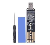 M.2 NVME USB3.1 TypeA Adattatori 2 M.2 SSD Scheda M.2 a USB3.1 Adattatori per M.2 NVME PCIe NGFF M.2 SSD