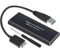 M.2 SATA Adattatore USB 3.0 a Hard Disk NGFF SSD, alloggiamento esterno SATA III Cover 2280, 2260, 2242, 2230 Chiave B + M, NGFF, SATA3 Caddy UASP 5 GB/s - per Win10/8/7/Vista/XP/Linux/Mac OS