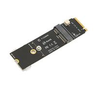 M.2 SSD Riser Card, M.2 E Key to M.2 M Key Adapter Card, NVME Bluetooth WiFi Card Scheda Adattatore SSD per Scheda di Rete, M.2 SSD, ECC