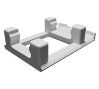 M.2 SSD USB Enclosure Tray Compatible with Raspberry Pi 4 1U Rack Mount System