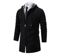 M-4XL Maglione Cardigan Giacca Casual Stile Coreano Cappuccio Per Uomo Nuovo