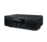 M-880 FBC - Micro sistema Bluetooth con CD, FM e USB, impianto stereo da 80 W, design in legno con NFC e funzione sveglia