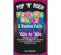 M a Cassata Pop 'n' Rock Trivia Quiz and Random Facts (Tascabile)