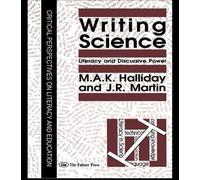 M.A.K. Halliday J.R. Martin Writing Science (Tascabile)