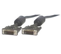 M able DVI-I Male/Male Dual Link 2m cavo DVI Nero