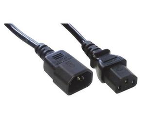M able Electric male/female 3m cavo di alimentazione Nero
