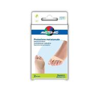 Master-Aid Foot Care - Protezione in Gel + Tessuto per Metatarso Small, 1paio