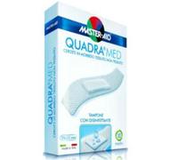 Master-Aid® Quadra Med® Cerotti In Morbido Tessuto Non Tessuto Tampone Con Disinfettante 10 Strip Medio
