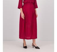 M’ama Gonna lunga in tessuto mosso con sottogonna