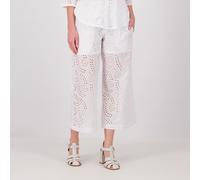 M’ama Pantaloni ampi in pizzo Sangallo con fodera