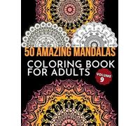 M Arora 50 Amazing Mandalas Coloring Book For Adults (Tascabile)