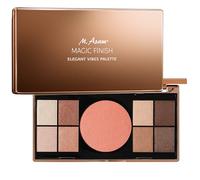 M. Asam Magic Finish Elegant Vibes Palette (8 x 0,75 g/3 g) - Face Palette con 8 ombretti armonizzanti, un blush e uno specchio integrato, look versatili, trucco
