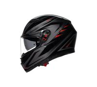CASCO K3 AGV E2206 MPLK SYTH BLACK/RED | MotoCharlie