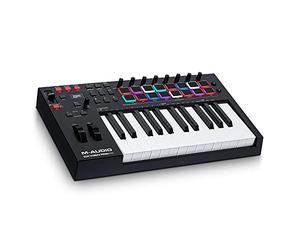 M-AUDIO Oxygen Pro 25 - Tastiera MIDI controller USB a 25 tasti con pad Beat, manopole e tasti assegnabili via MIDI e suite software inclusa