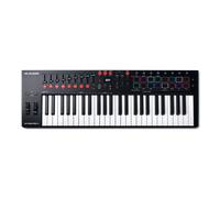 M-AUDIO Oxygen Pro 49 - Tastiera-controller USB MIDI a 49 note con pad Beat, manopole, pulsanti e fader assegnabili via MIDI e pacchetto Native Instruments Sound (integrazione NKS)