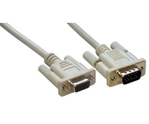 M avo SVGA HD15 Maschio/Femmina 2m cavo VGA VGA (D-Sub) Grigio - Nouvo