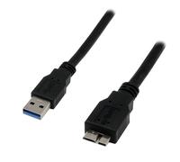 M avo USB3.0 da 1,8 m USB 3.2 Gen 1 (3.1 Gen 1) Micro-USB B USB A Nero - Nouvo