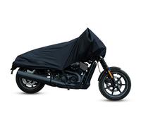 M Black Motorcycle Half Cover Outdoor Waterproof Rain Dust UV Protector