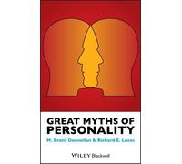 M. Brent Donnellan Richard E. Lucas Great Myths of Personality (Tascabile)
