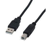 M.C.L MCL MC922ABE-2M/N - Cavo USB 2.0 A a B, 1,80 m, colore: Nero