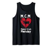 M.C.M Moose Crush Monday Simpatico Divertente Amante degli Animali Canotta