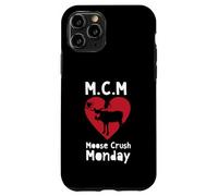 M.C.M Moose Crush Monday Simpatico Divertente Amante degli Animali Custodia per iPhone 11 Pro