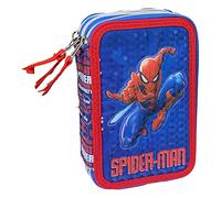 Astuccio 3 zip con l'immagine di spiderman, caricamento giotto turbocolor