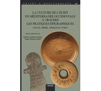 M. Coltelloni-T La culture de l'écrit en Méditerranée occidentale à (Tascabile)
