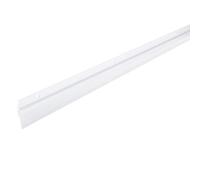 M-D Building Products 05215 M-D - Spazzatrice per porta a tripla pinna, 91,4 cm di lunghezza x 3,8 cm di altezza, in alluminio/vinile, colore: bianco