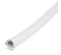 M-D Building Products 63628 M-D All Climate - Striscia meteo con profilo D, 1,5 cm di larghezza x 4,2 m di lunghezza x 0,8 cm di altezza, bianco, 1 confezione