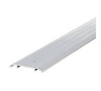 M-D Building Products 68320 Soglia commerciale in alluminio a profilo piatto, resistente ed elegante soluzione di accesso all'ingresso, protezione da correnti d'aria, 12,7 x 1,2 x 91,4 cm, argento