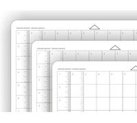 M+D made in Italy - Set 3 Tappetini 30.5 x 30,5 cm - Adesività Standard - per Plotter Silhouette Cameo Tutte le Versioni 1/2/3/4/5 - fogli di trascinamento - durano 3 volte più dell'originale