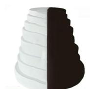 m di larghezza 3/6/10/12/15/20/25/30/35/40/45 mm bianco nero nylon elastici altissimi per indumenti pantaloni accessori per cucire fai da te 5BB5634-WHITE-6mm