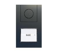 m-e-E Vistus AD-ALU-410-A Audio Außenstation, 1 Familienhaus, Anthrazit (41190)